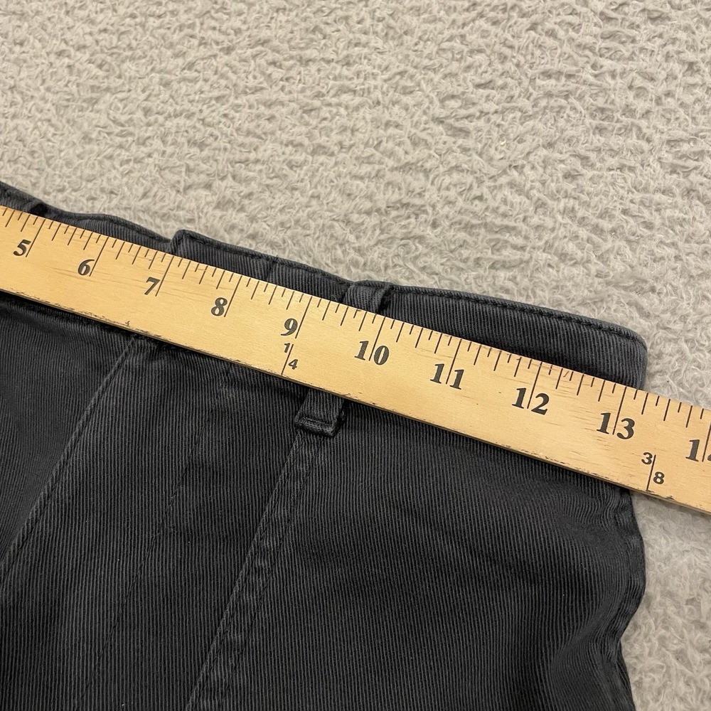 Gap Carpenter Pants Womens 2 Black Utility Work Elastic Waist High Rise Straight - Picture 8 of 14